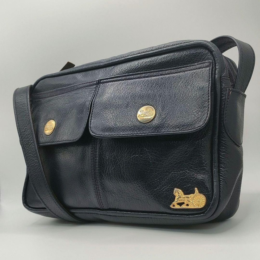 Celine Carriage Fittings Vintage Leather Shoulder Bag