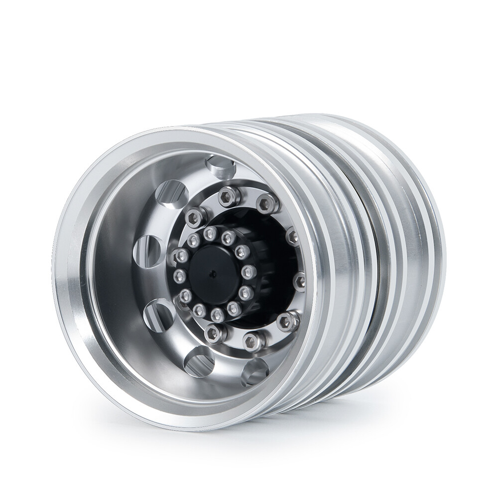 1/2/4Pcs Hex Hub CNC Wheel Rim for 1:14 RC Tractor Truck Tamiya Car