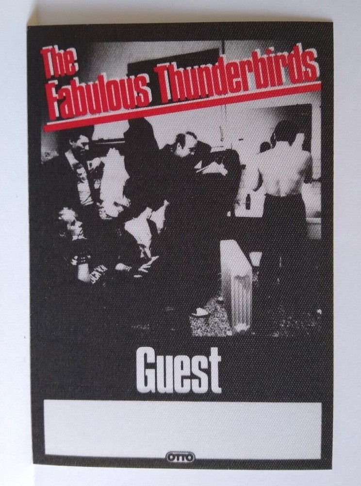 The Fabulous Thunderbirds Backstage Pass 1988 - 1989 Rock Music Powerful Stuff