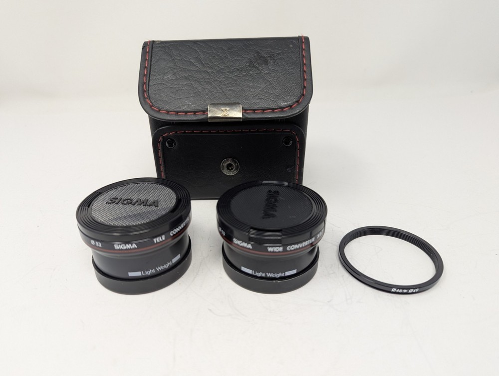 Sigma 1.4x Wide 0.7x Tele Converter for AF Video Cameras with 52mm Case & Caps