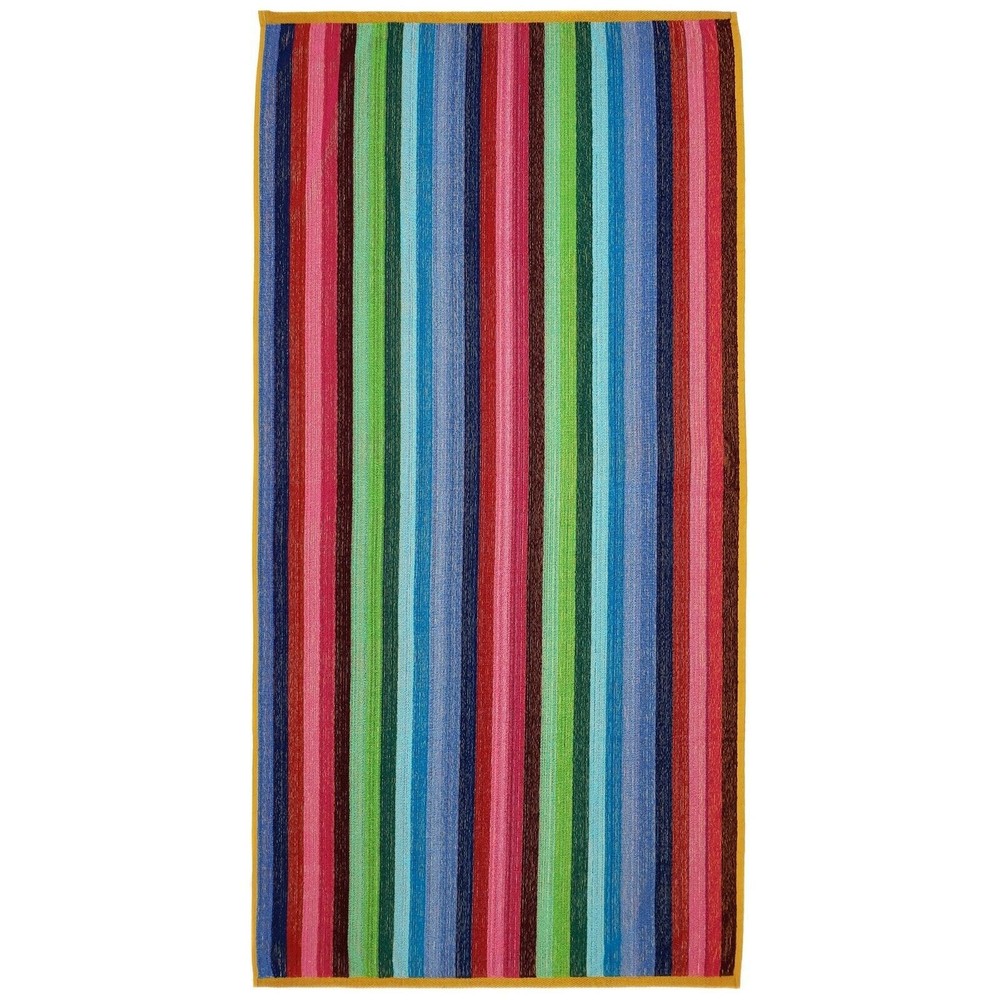 Kaufman 4-Pack Royal Stripe Beach Towels - Assorted Colors 30x60 Inches