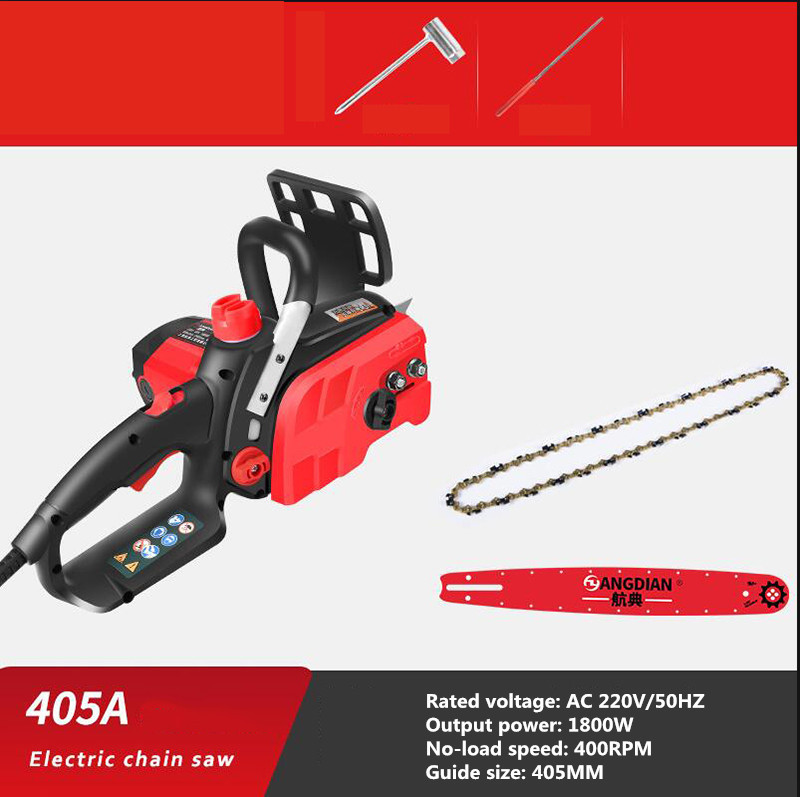 220V Electric Chain Saw Multi-function Logging Saw Tree Cutting Machine 400rpm Y