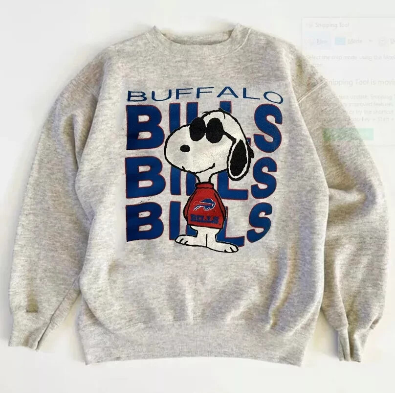 Vintage Buffalo Bills NFL Ash Unisex Sweatshirt AN42010