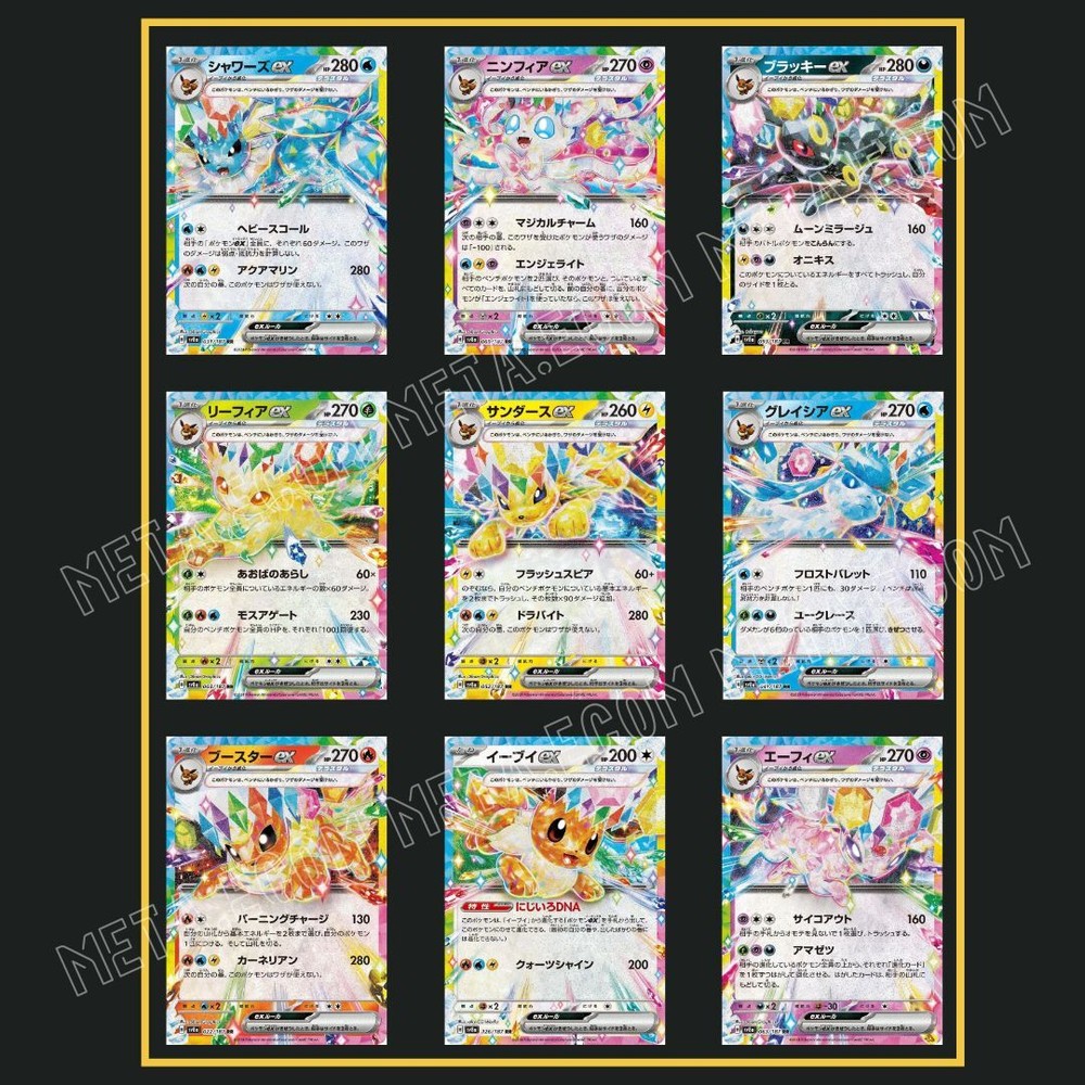 Pokemon Card Game TCG SET Terastal Fest EX 9 pcs Double Rare Cards Pack Japanese