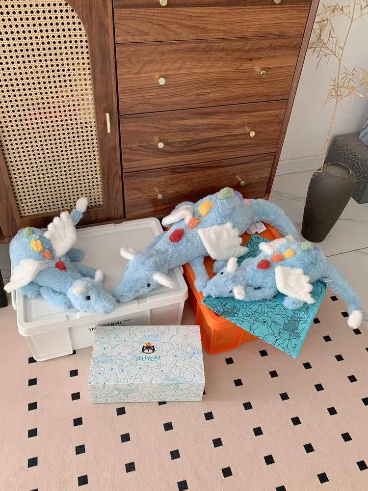 Jellycat Sky Dragon Inspired Sky dragon Soft Plush Toy New Gift for Kids 66*15CM