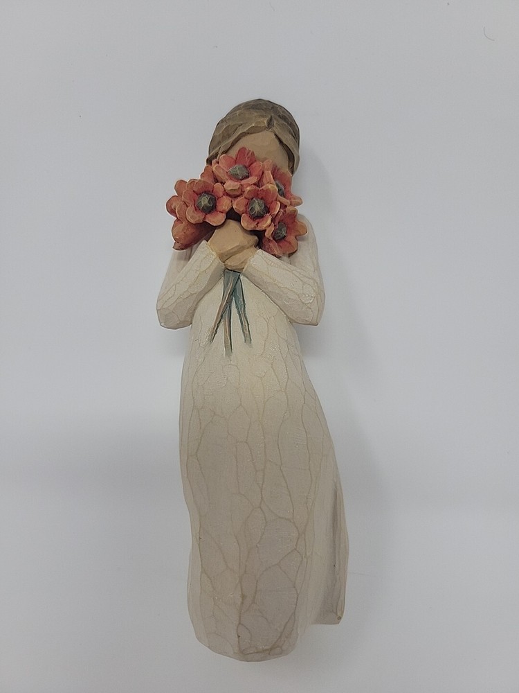 Willow Tree Surrounded By Love Hand-Painted Sculpture Demdaco 2009