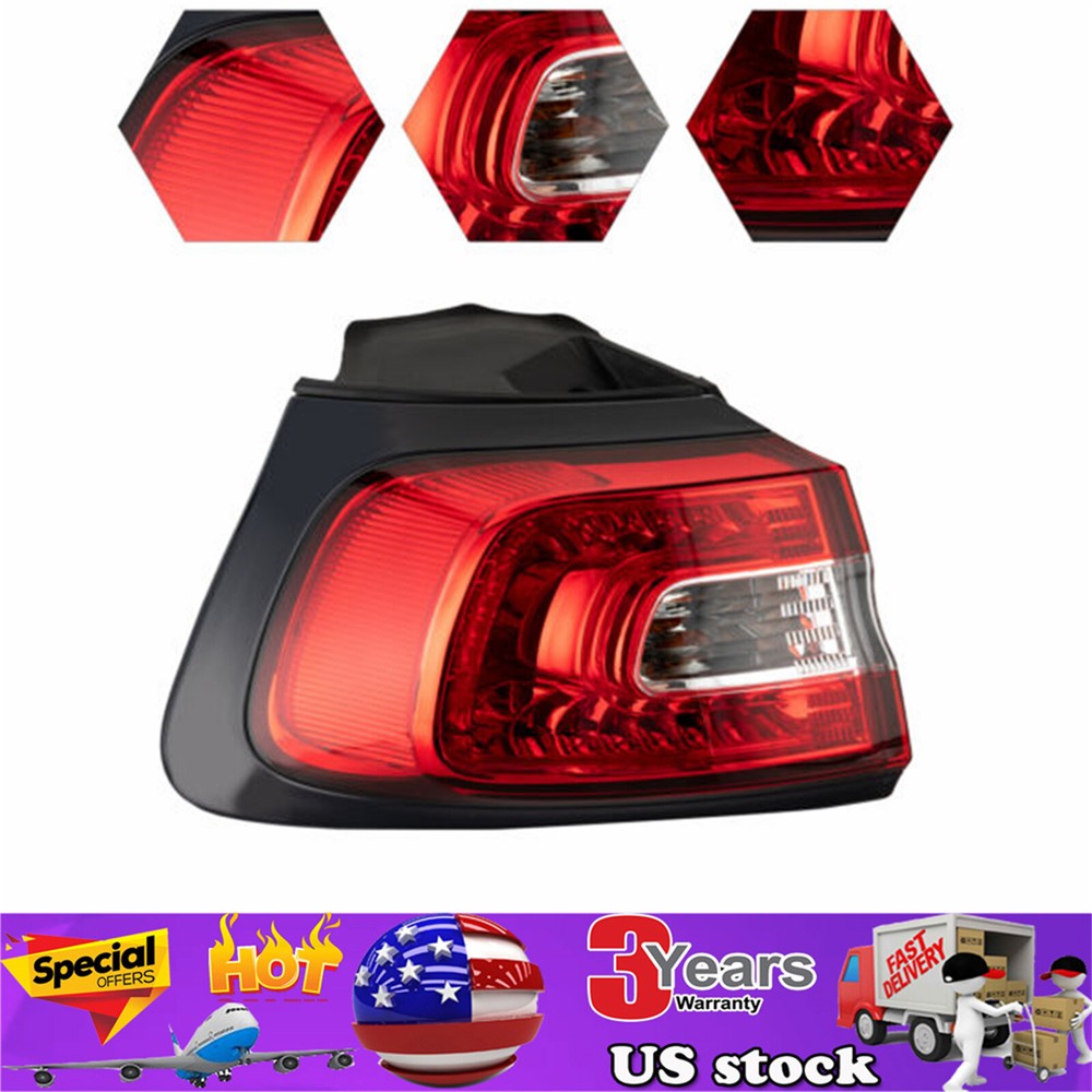For 2014-2018 Jeep Cherokee Halogen Left Tail Light Driver Side Outer Rear Lamp