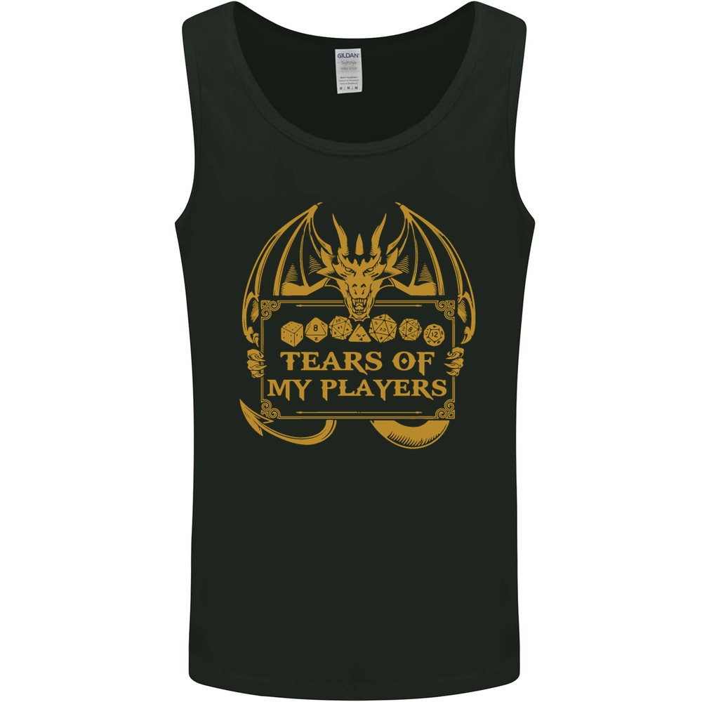Tears of My Players RPG Role Playing Games Mens Vest Tank Top