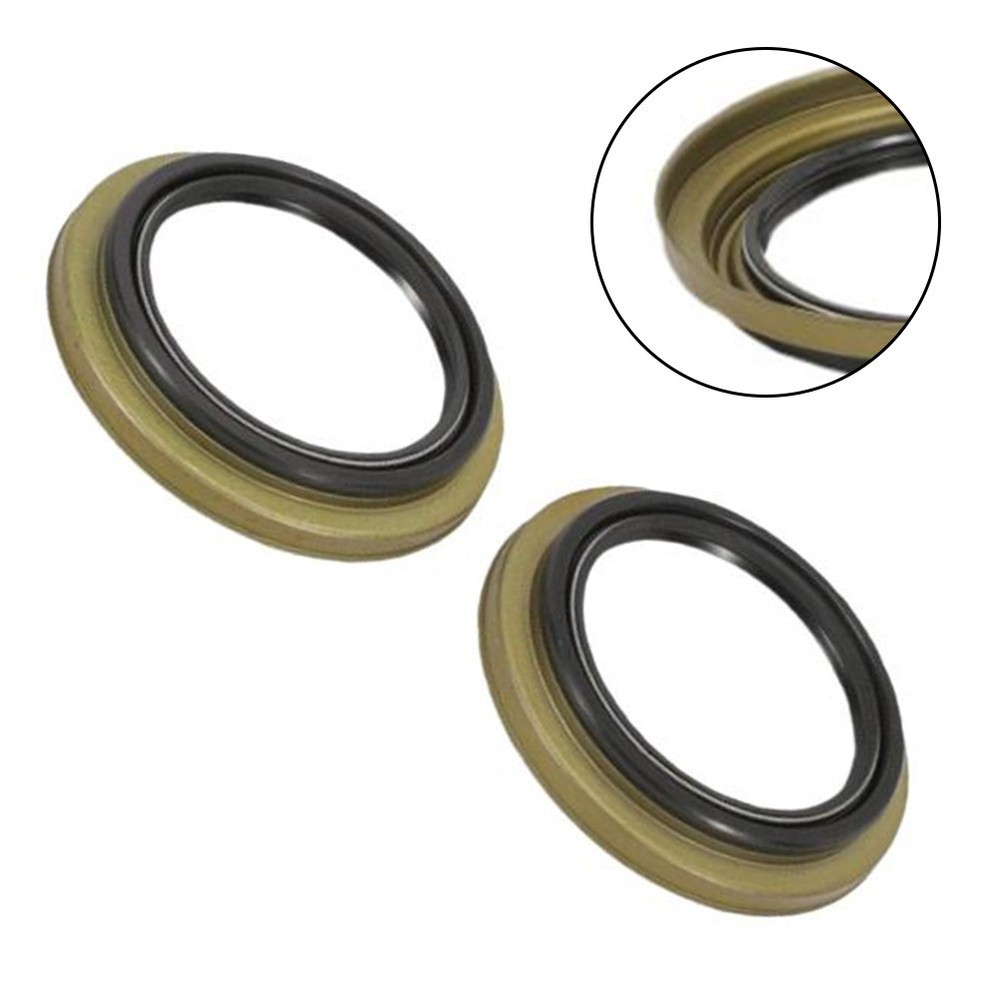 Front Wheel Hub Seal Alloy Steel Rubber Easy Installation Front Placement