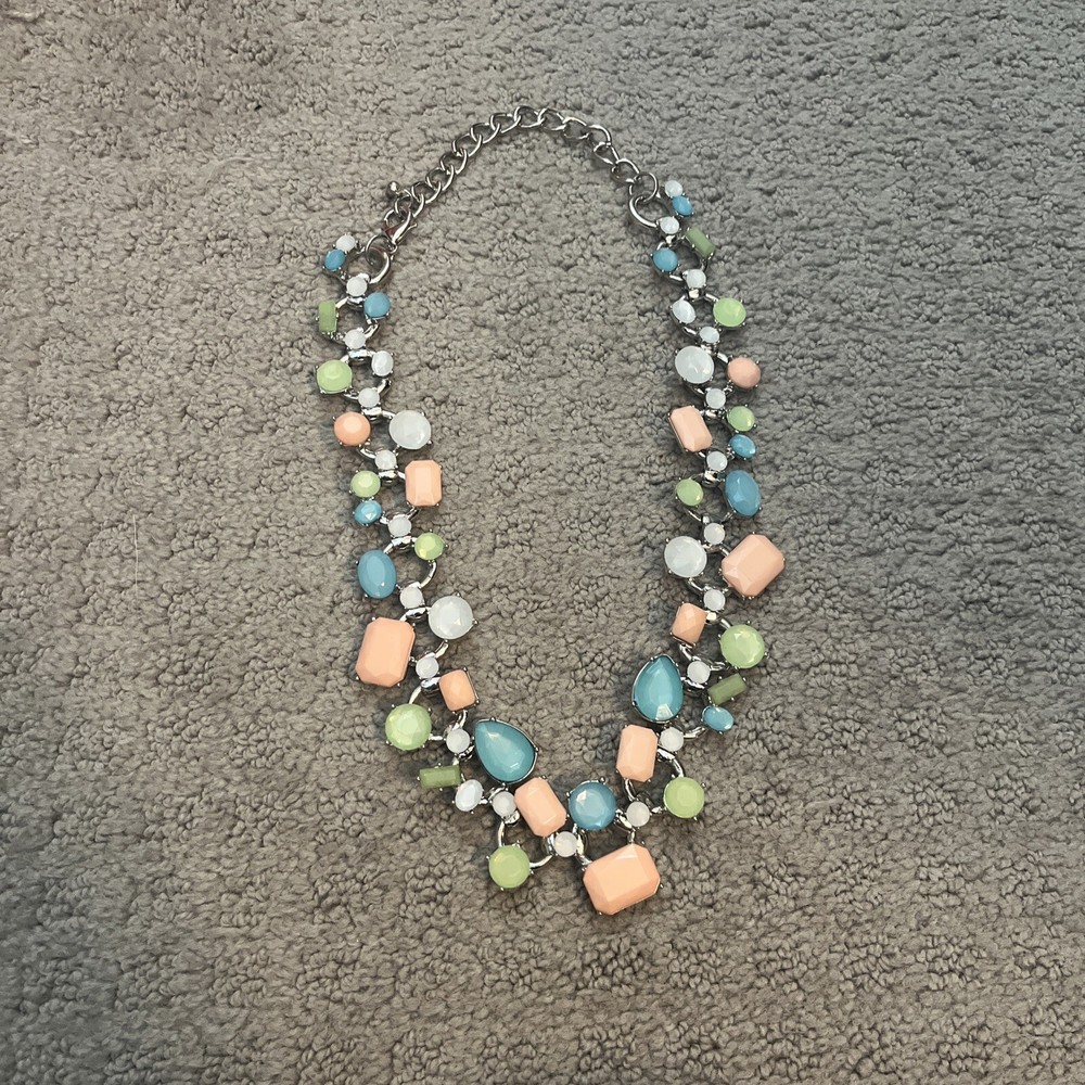 Costume Jewelry Multicolor Pink White Blue Green