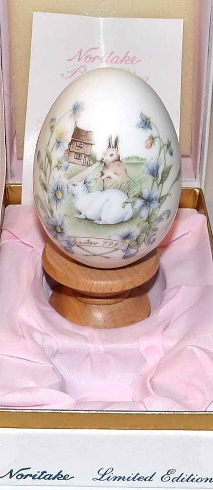 Noritake Bone China EASTER EGG Bunny 1997 Twenty-Seventh Edition Limited