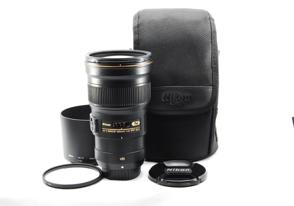 Nikon AF-S NIKKOR 300mm f/4E PF ED VR Black Telephoto Lens with Vibration Reduction