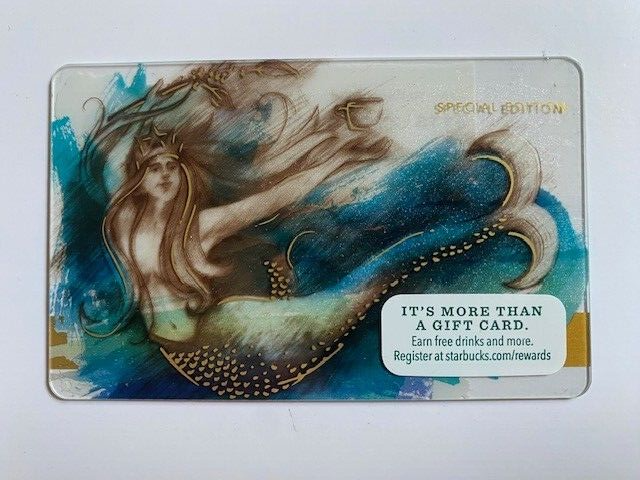 Starbucks gift card 2015 Special Edition Mermaid #6118-image