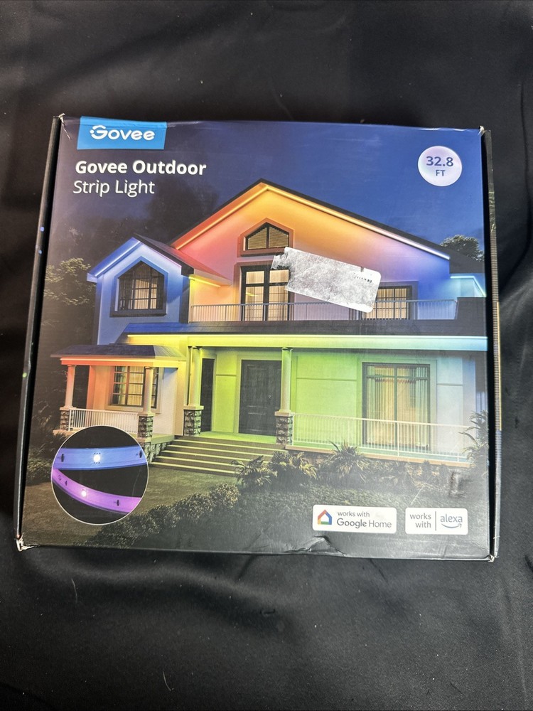 Govee 32.8ft Outdoor Smart LED Strip Lights Waterproof RGBIC H6175