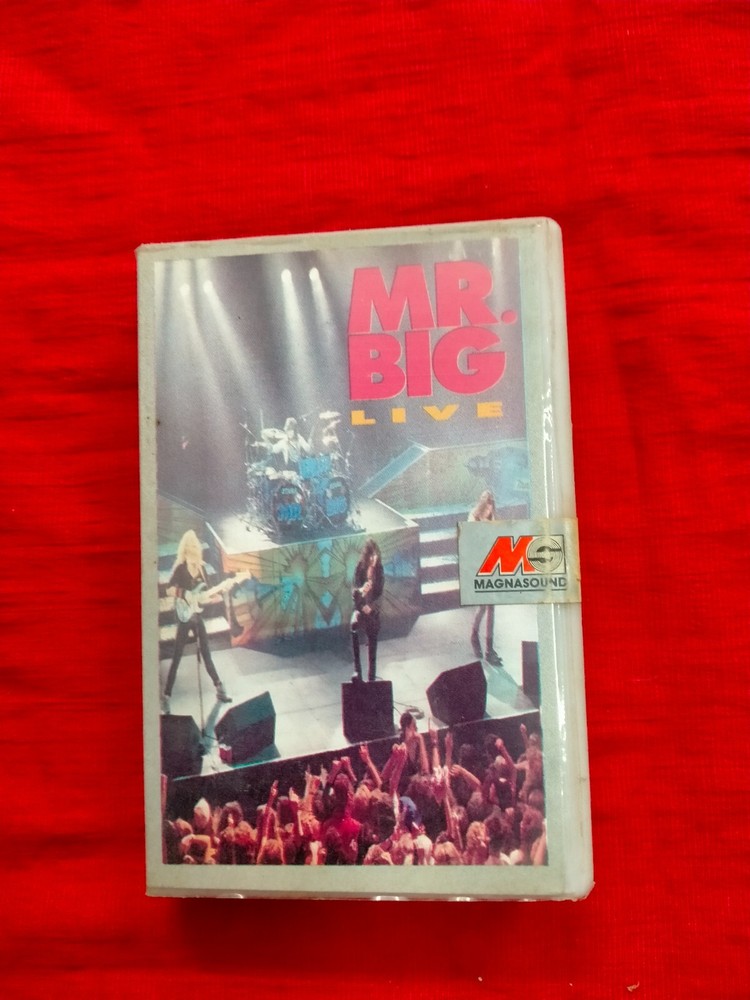 Mr Big Live Rare Orig Cassette Tape India Indian Clamshell Magnasound 1994