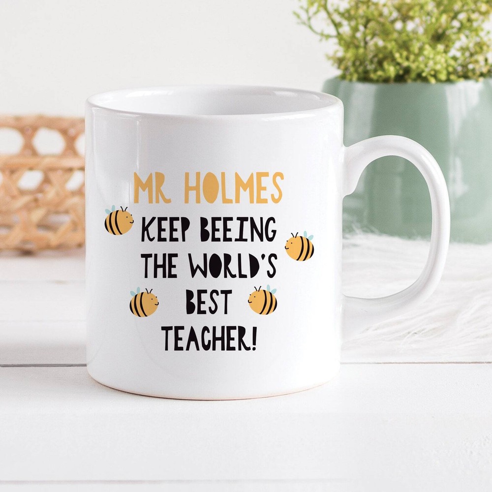 Personalised Men's Teacher Mug Male Teacher Gifts Best Teacher Gifts Mug