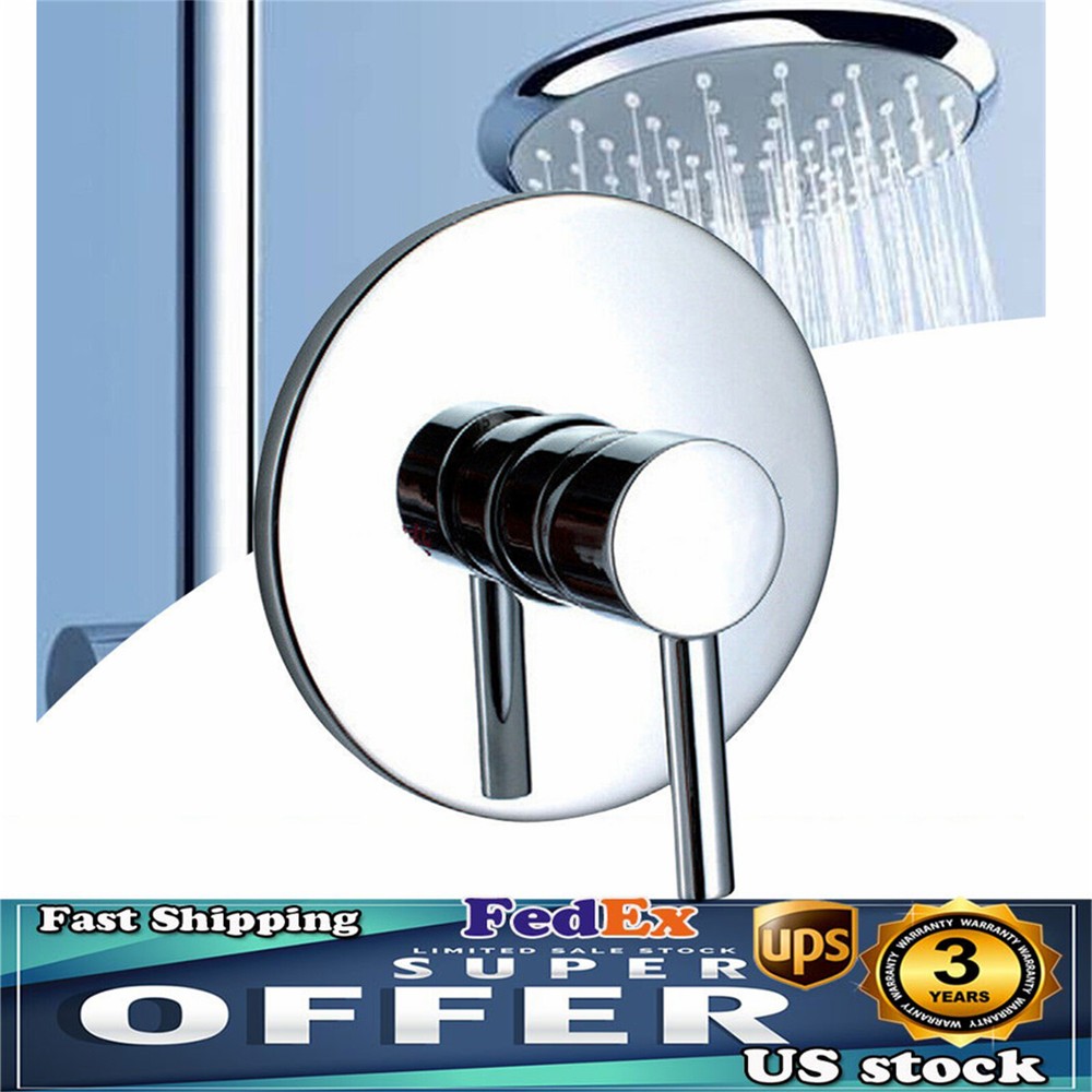 Single Handle Brass Wall Mount Shower Mixer Tap for Hot & Cold Water