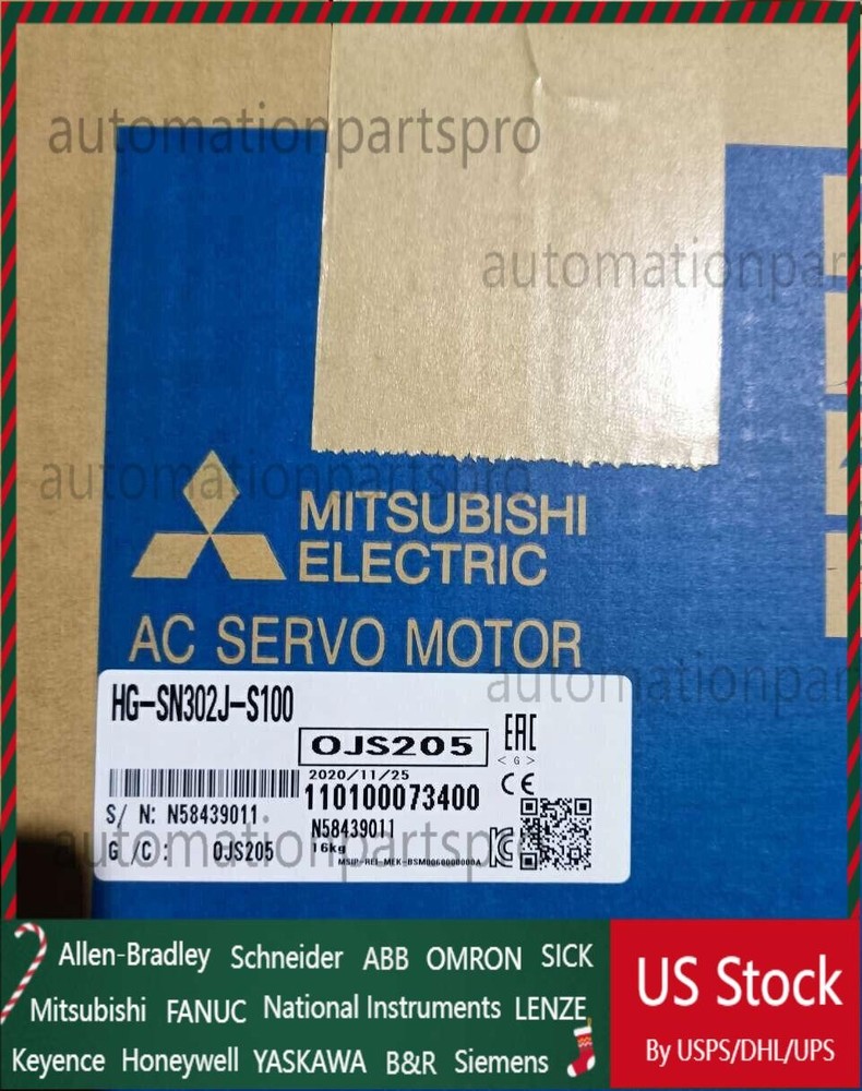 HG-SN302J-S100 NEW MITSUBISHI SERVO MOTOR HG-SN302J-S100