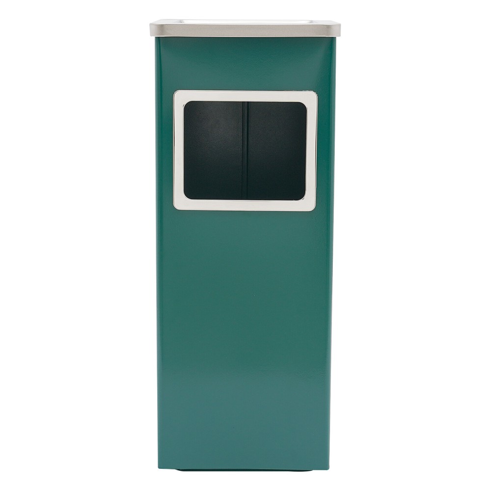 Commercial Trash Can Green Outdoor Yard Trash Can With Removable Inner Can