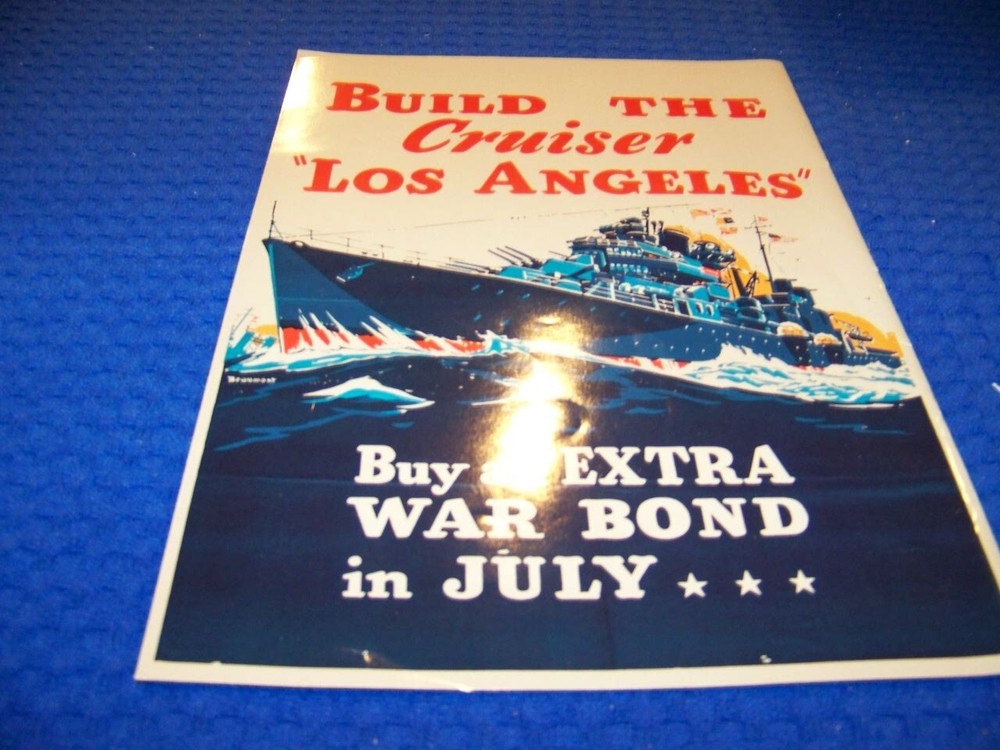 Build the Cruiser Los Angeles 1-Page Propaganda Poster 384mm