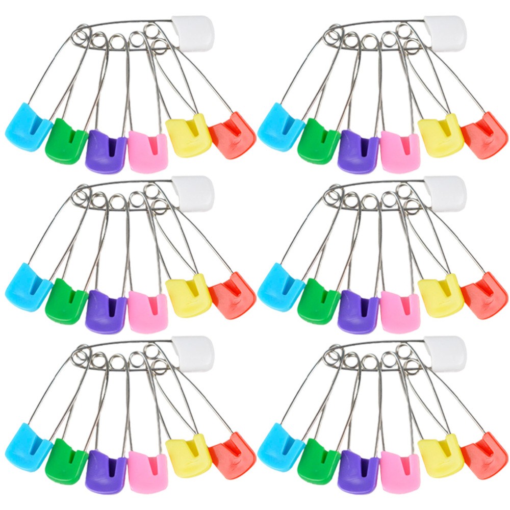 100-Pack Baby Diaper Safety Pins for Secure Clothing & Diaper Fastening