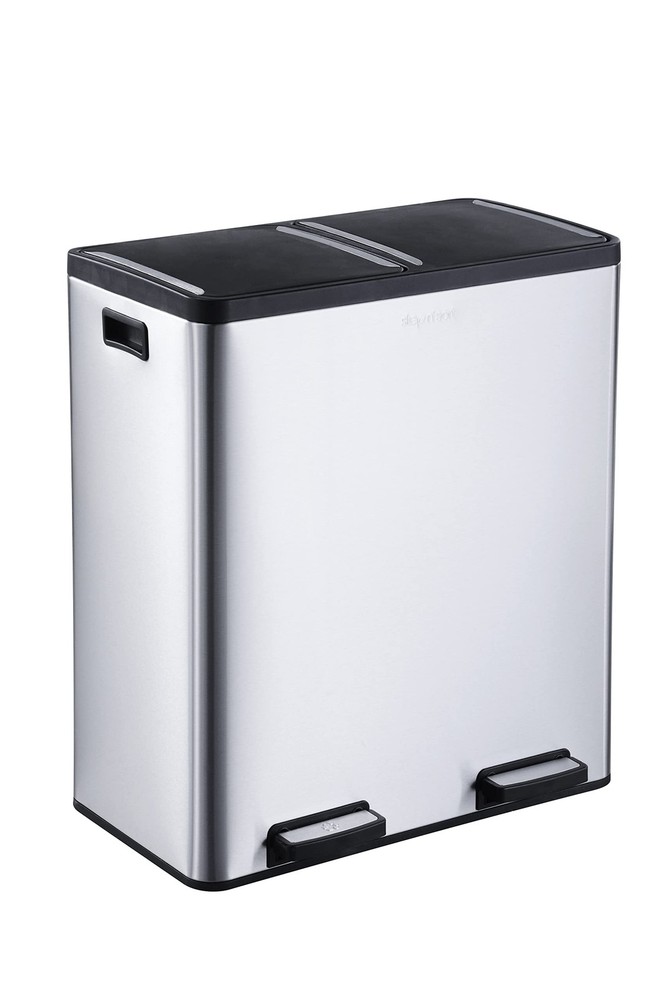 The Step N' Sort 18.5 Gallon Extra Large Capacity, Soft-Step, Dual Trash and ...
