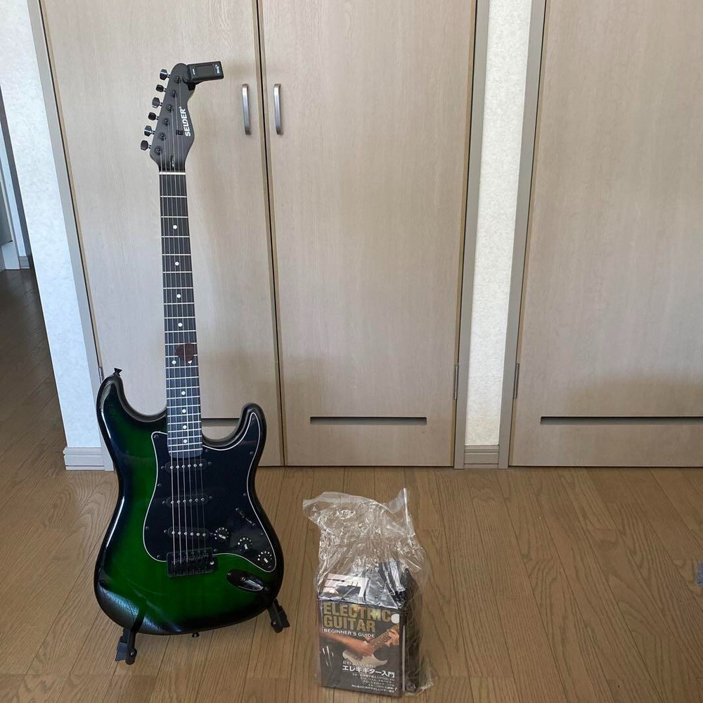 Edwards E-HR7-FX/BM Green Burst Electric Guitar with Amp Pre-Owned