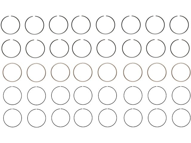 1967-1974 Chevy K20 Suburban Piston Ring Set Sealed Power 68514QYXP