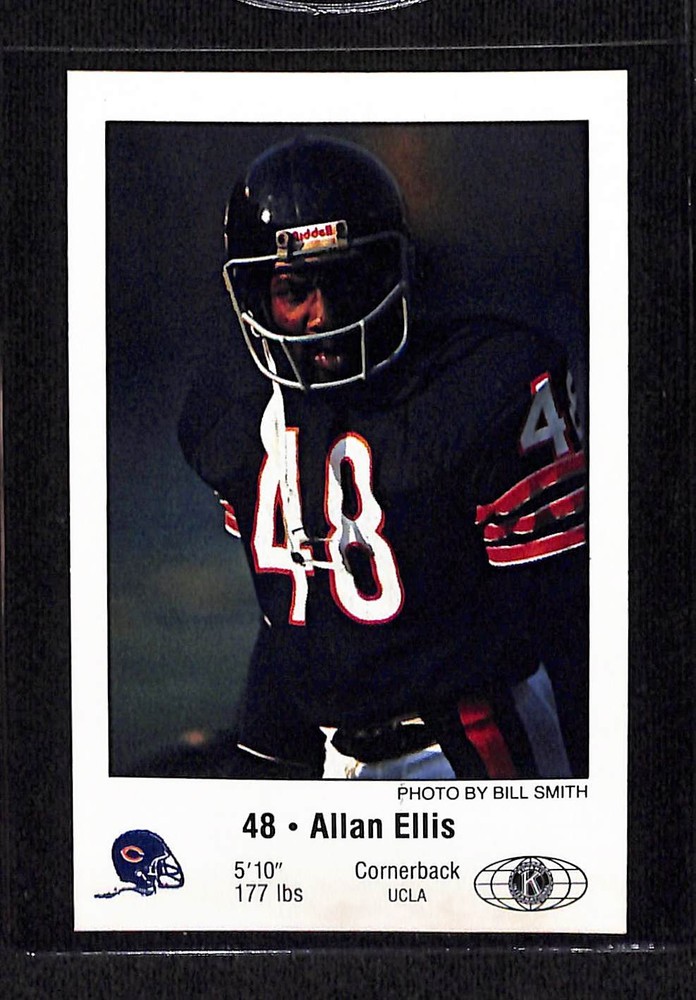 1981 Chicago Bears Police #NNO Allan Ellis - NM/MT+ Set Break!