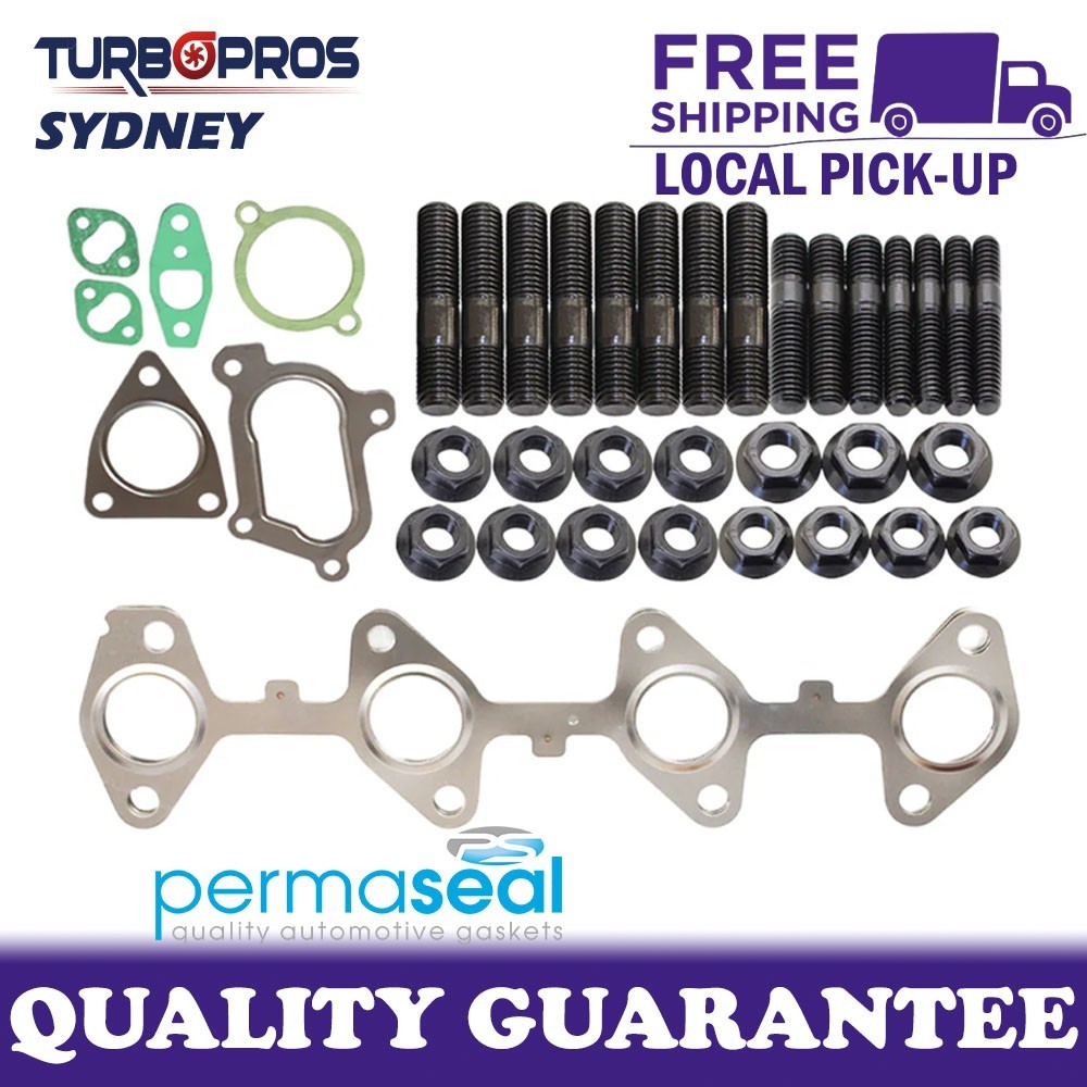 Turbo&Exhaust Manifold Stud&Gasket Kit For Toyota Landcruiser Prado 1KZ-TE 3.0L