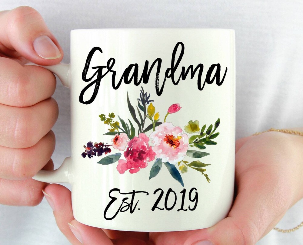 New Grandma Gift Personalized Mug For Grandma To Be Pregnancy Announcement