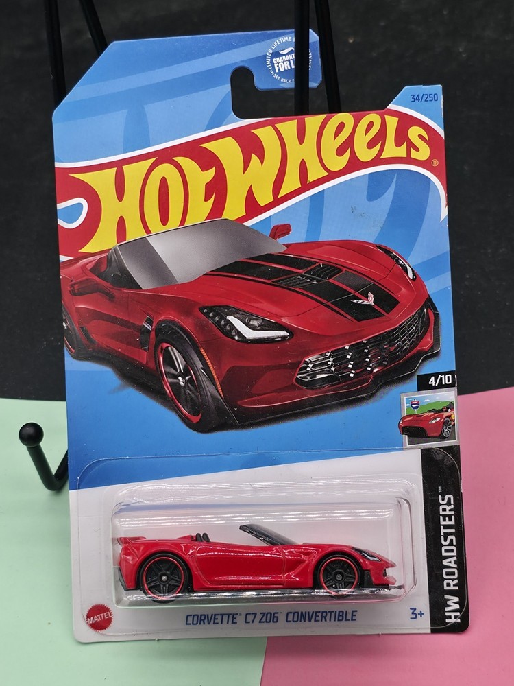 2023 HOT WHEELS - HW Roadsters #4/10 - CORVETTE C7 Z06 CONVERTIBLE / 34/250