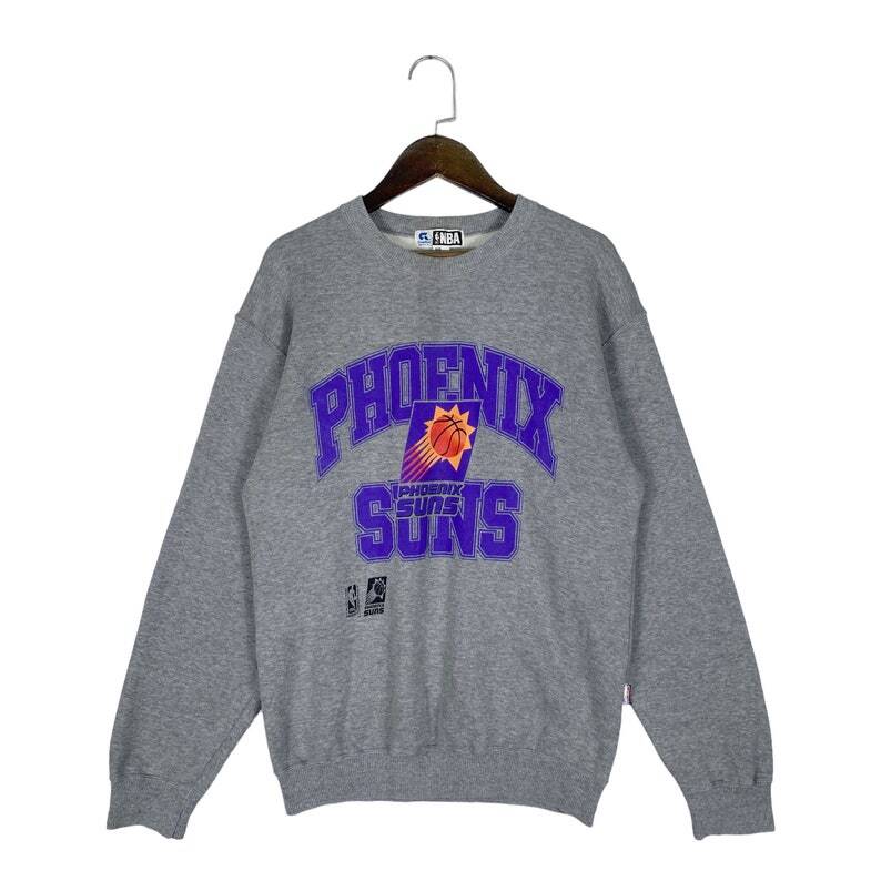 Phoenix Suns NBA Crewneck Sweatshirt, gray color, unisex sweatshirt TE9379