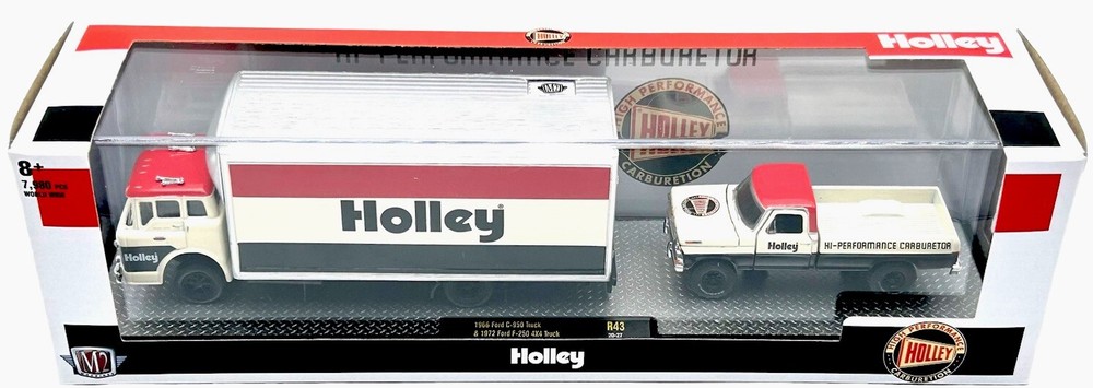 M2 MACHINES AUTO HAULERS 1966 FORD C950 BOX TRUCK & 1972 FORD F250 EXPLORER 4X4