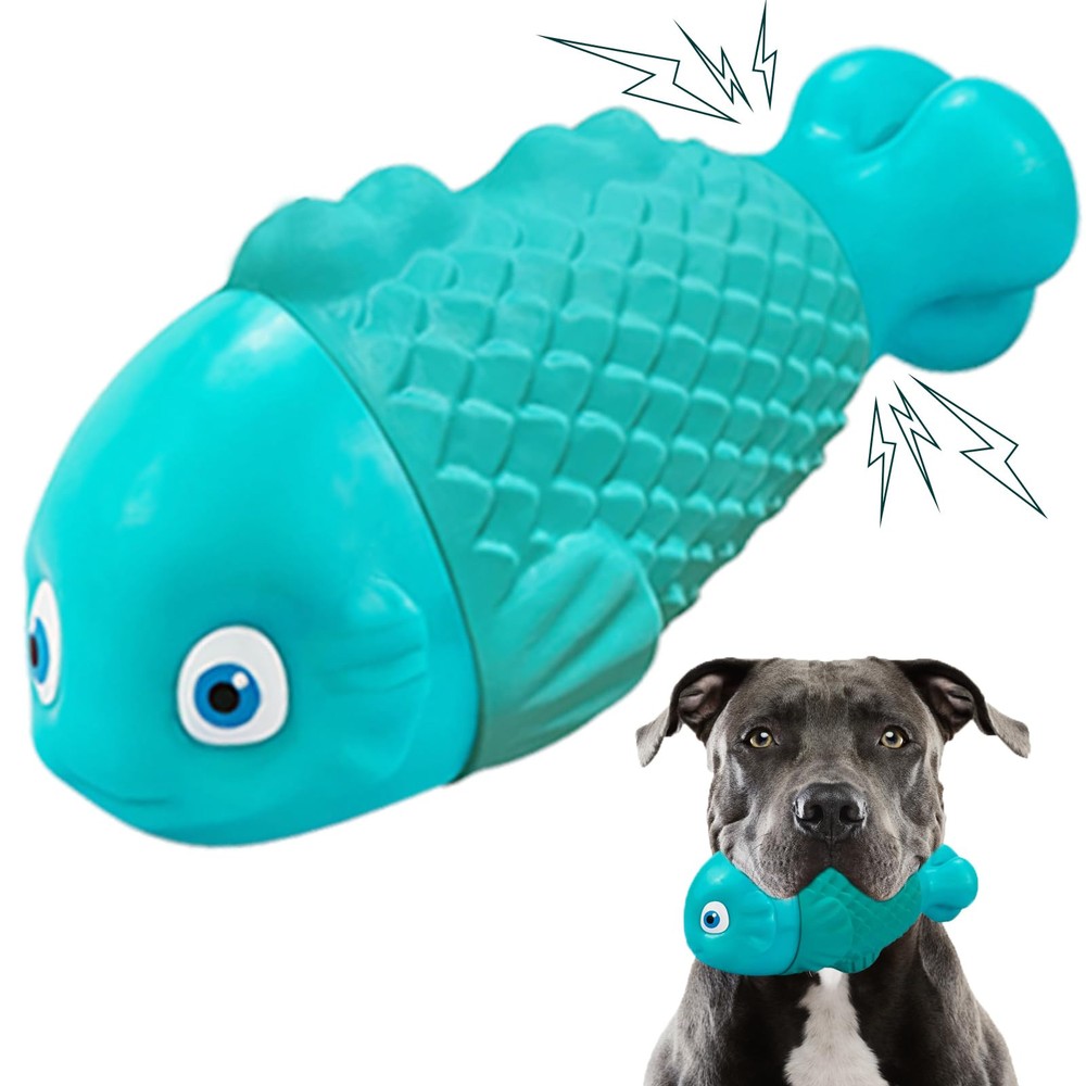 Dog Products Chew Toys, Squeaky Indestructible Dog Toys for Aggressive Chewer...