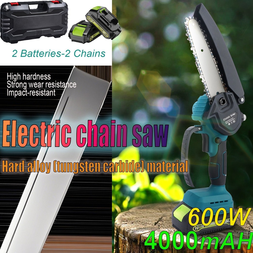 Ultra-Quiet Mini Chainsaw w/ 4000mAh Battery - Ideal Male Gift