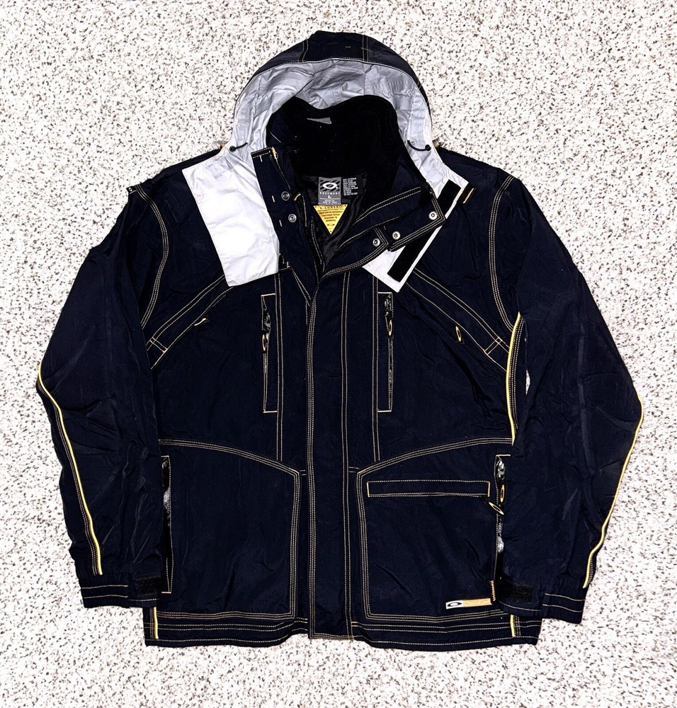 Vintage Y2K Oakley Software Ski Jacket Men's Size Large Goretex Softshell