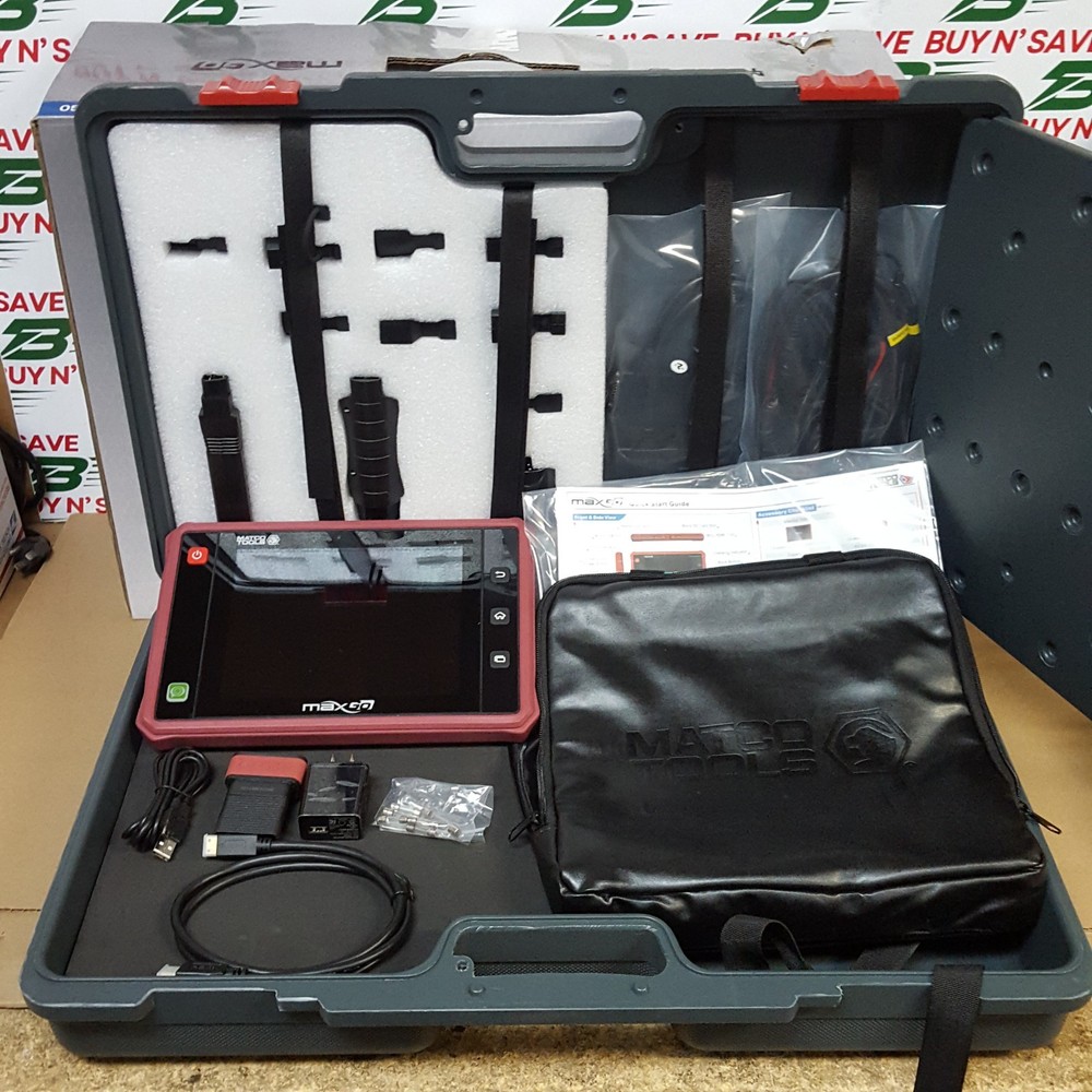 Matco Tools MDMAXGO Automotive Scanner with Case and Connectors Open Box