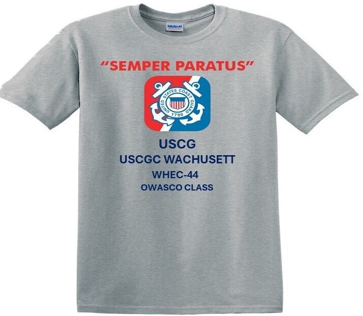USCGC Wachusett WHEC-44 Owasco Class Officially Licensed USCG Shirts  