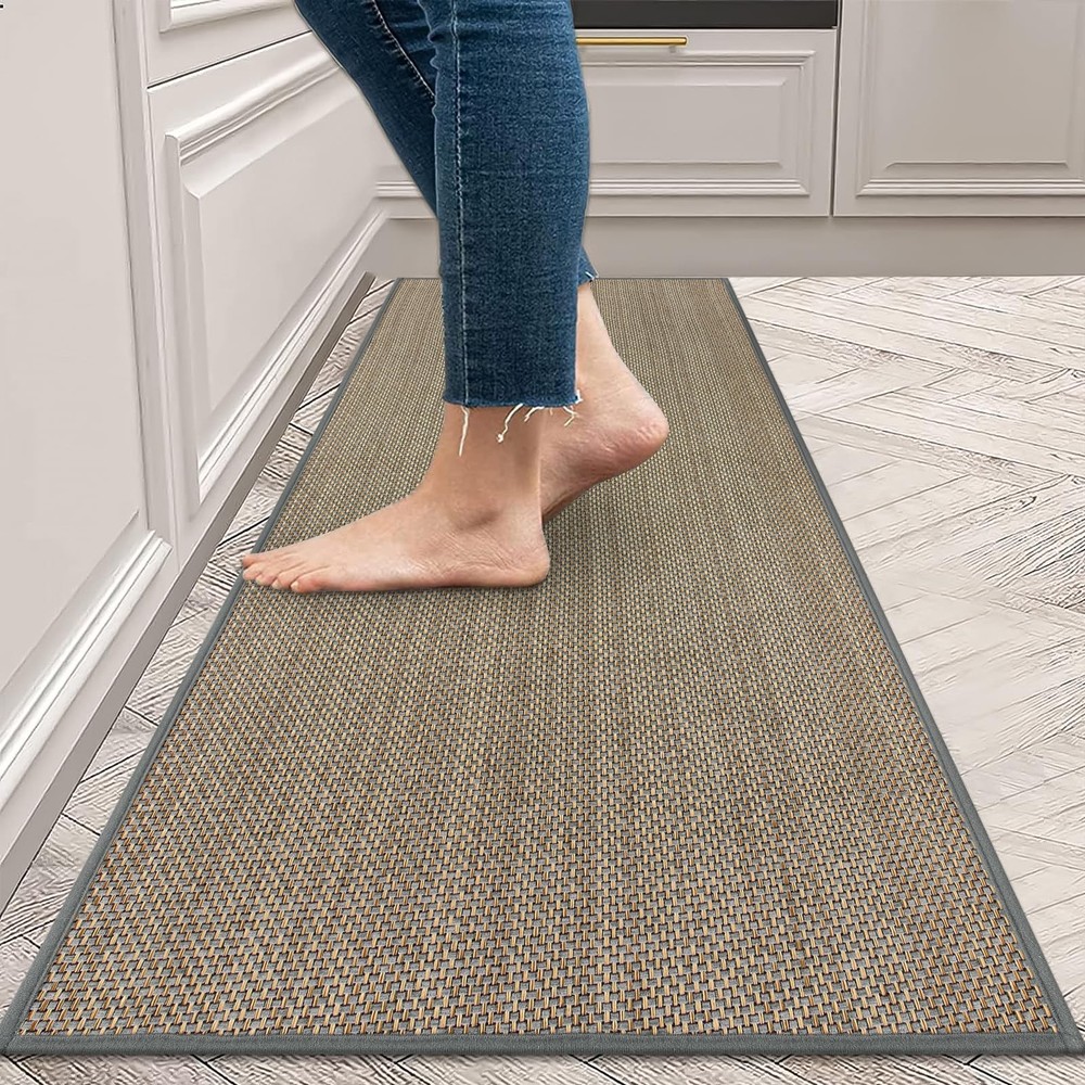 Washable Non-Slip Farmhouse Kitchen Runner Rug 20x47 Absorbent Durable