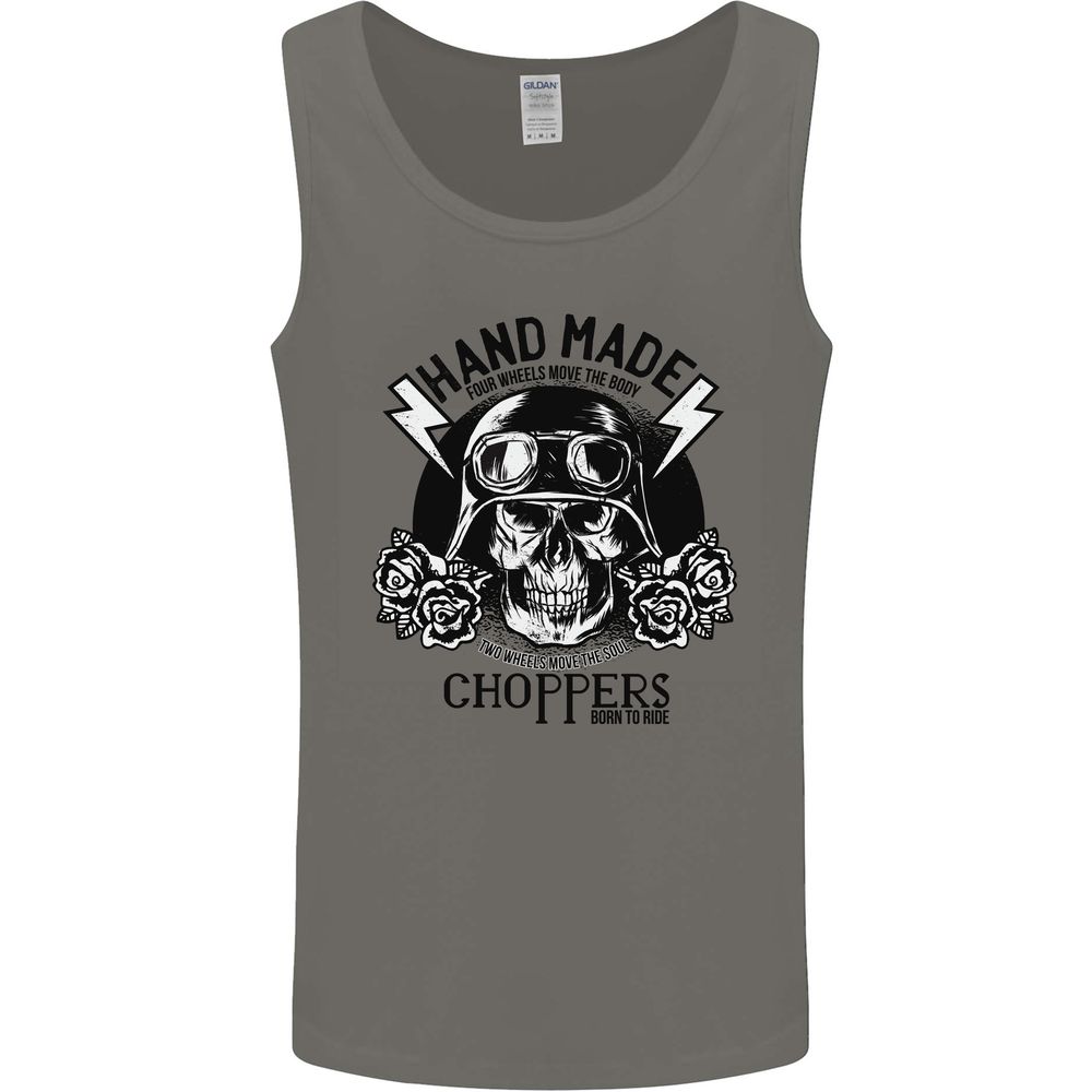 Handmade Choppers Biker Motorcycle Bike Mens Vest Tank Top