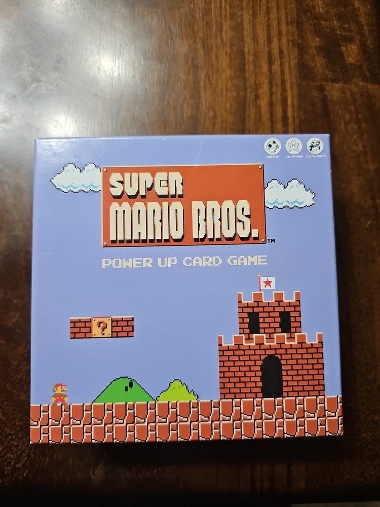 Super Mario Bros Power Up Card Game Complete See Description