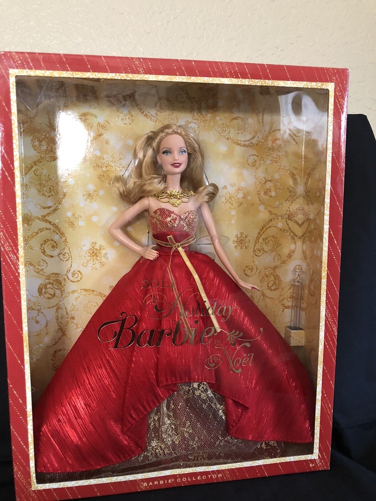 2014 Rare Holiday Barbie NOEL French Script Collectible NIB