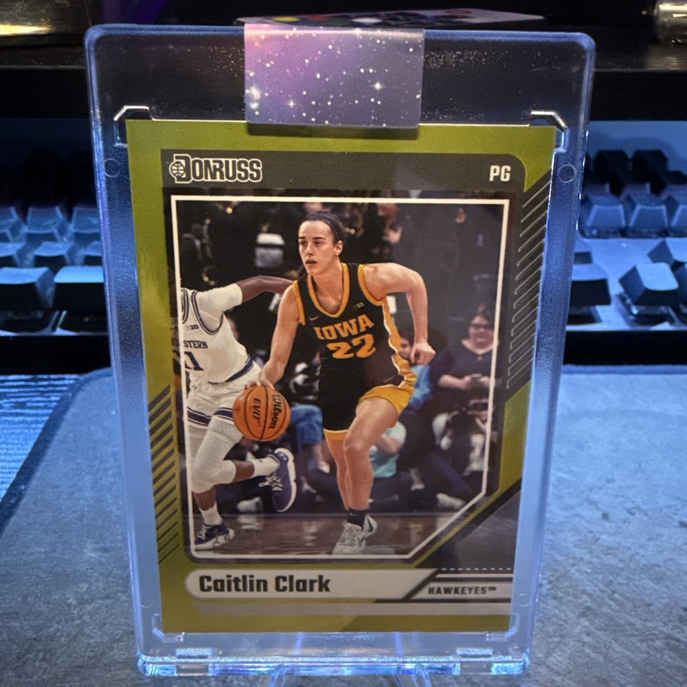 2024 Panini Donruss Caitlin Clark #8 Gold RC /99 Rookie Card