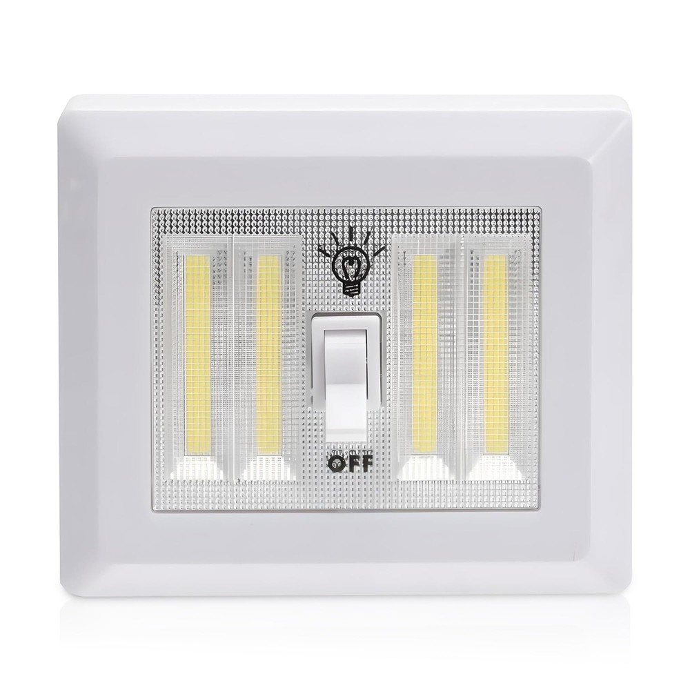 Led Closet Light Switch | 400 Lumen Wireless Battery Powered Cob Night Light | S
