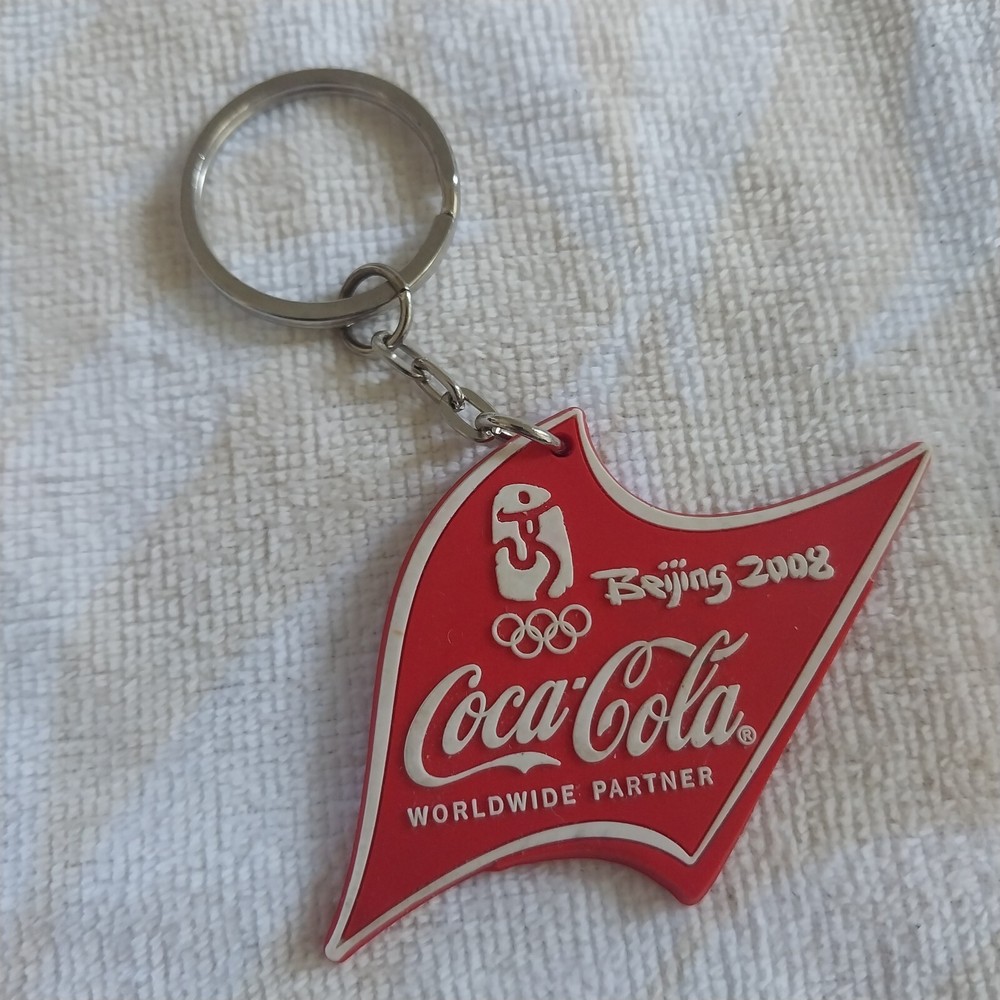 Beijing 2008 Olympics Keyring Coca-Cola