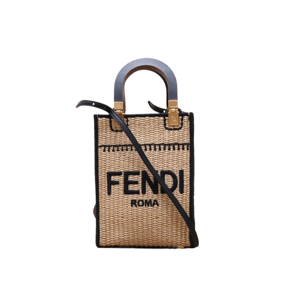 FENDI Sunshine Shopping Tote Bag  Mini   P235399108