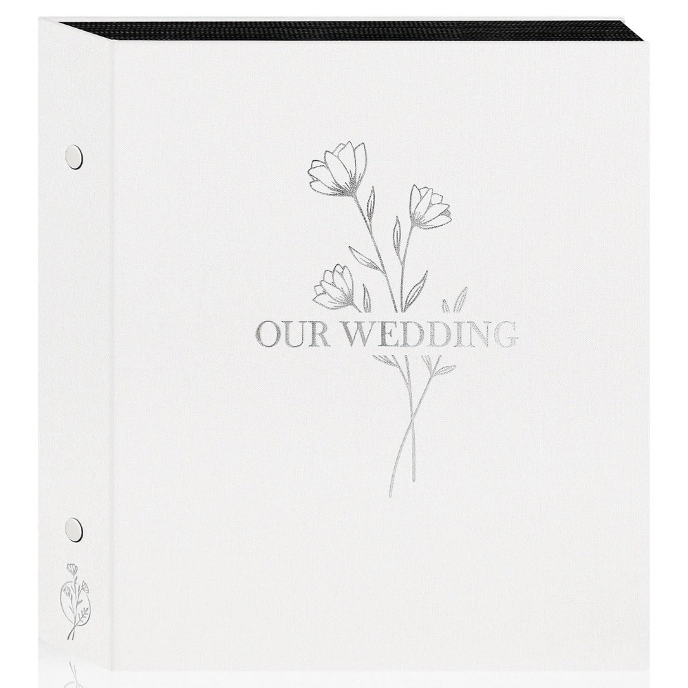 Wedding Photo Album 4x6 600 Pocket Photos Slip in, Linen Cover Large Capacity...
