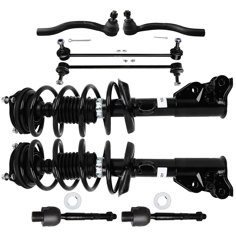 2013-2015 Honda Civic (Non-SI) Front Suspension Kit - Struts, Springs, Sway Links, Tie Rods  
