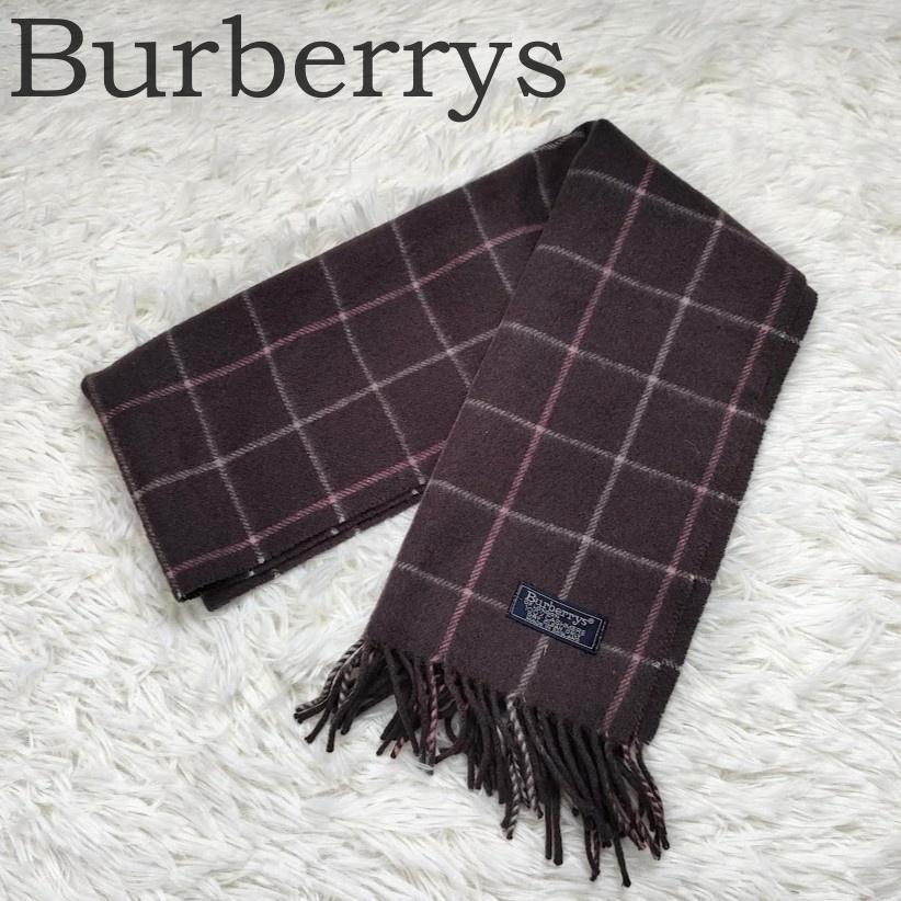 Vhtf Burberrys Cashmere Scarf Check Gray Women Scarf Accessory Original LTD Coll